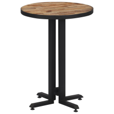 vidaXL kerek tömör újrahasznosított tíkfa bisztróasztal Ø55 x 76 cm bútor
