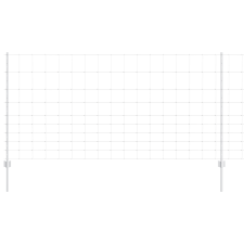 vidaXL Kerítésoszlopok 22 db U-csatorna 120 cm Horganyzott Acél (3337122) építőanyag