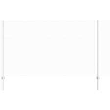 vidaXL Kerítésoszlopok 22 db U-csatorna 140 cm Galvanizált Acél (3337044) építőanyag
