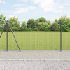 vidaXL Kerítésoszlopok alaplapokkal 13 db Ø32mm 68.5cm horganyzott acél