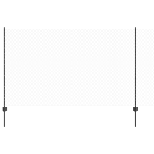vidaXL Kerítéstartó Oszlopok 22 db U-csatorna Szürke 140 cm Acél (3336902) építőanyag