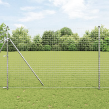 vidaXL Kerítéstartók 7 db Ø32 mm 200 cm Horganyzott Acél kerti bútor