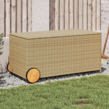 vidaXL Kert Tároló Láda - Polyrattan - 190L kerti tárolás