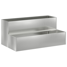 vidaXL Kert ültető 2 szintes 100x60x45 cm Horganyzott Acél (865874) kerti tárolás