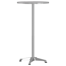 vidaXL kerti állítható magasságú alumínium bárasztal Ø59,5x70/114,5 cm kerti bútor