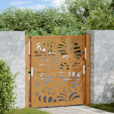 vidaXL kerti kapu 105x105 cm időjárásálló acél hullámos kivitelben kerti bútor