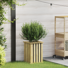 vidaXL Kertifólia 33x33x45 cm Impregnált fenyőfa kerti tárolás