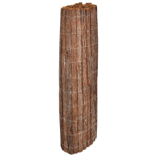 vidaXL Kertkerítés 100x600 cm Kéreg (312286) építőanyag