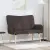 vidaXL Kétfős Kanapé Sötét Barna 115 x 61 x 87 cm szövet
