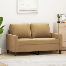 vidaXL kétszemélyes barna bársony kanapé 120 cm bútor