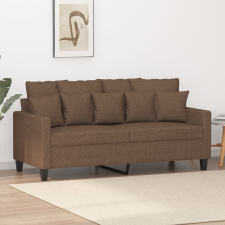 vidaXL kétszemélyes barna szövetkanapé 140 cm bútor