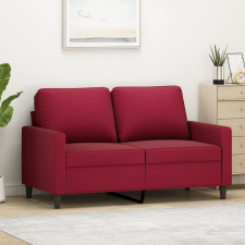 vidaXL kétszemélyes bordó bársony kanapé 120 cm bútor