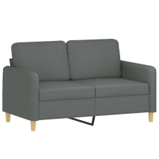 vidaXL kétszemélyes sötétszürke szövetkanapé 120 cm (359471) bútor