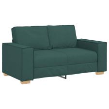vidaXL kétszemélyes sötétzöld szövetkanapé 120 cm (4104975) bútor