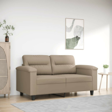 vidaXL kétszemélyes tópszínű mikroszálas szövetkanapé 120 cm bútor