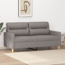 vidaXL Kétszemélyes tópszínű szövet kanapé 140 cm bútor
