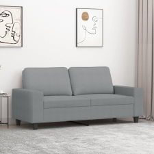 vidaXL kétszemélyes világosszürke szövetkanapé 140 cm bútor