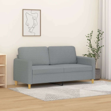 vidaXL kétszemélyes világosszürke szövetkanapé 140 cm bútor