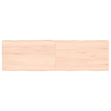 vidaXL kezeletlen tömör fa asztallap 140x40x(2-4) cm bútor