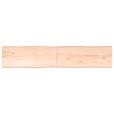 vidaXL kezeletlen tömör fa asztallap 200x40x(2-4) cm bútor