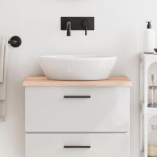vidaXL kezeletlen tömör fa fürdőszobai pult 60x30x2 cm fürdőszoba bútor