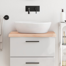 vidaXL kezeletlen tömör fa fürdőszobai pult 60x60x4 cm fürdőszoba bútor