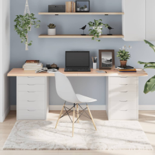 vidaXL Kezeletlen tömör tölgyfa asztallap 200x60x4 cm bútor