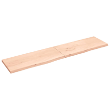 vidaXL kezeletlen tömör tölgyfa asztallap 220x50x4 cm (3156340) bútor