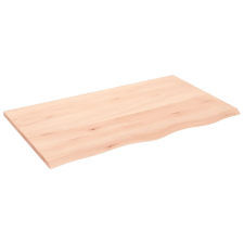 vidaXL kezeletlen tömör tölgyfa fali polc 100x60x2 cm (363569) bútor