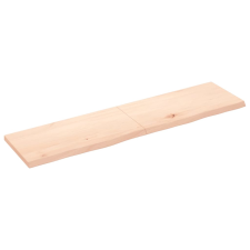 vidaXL kezeletlen tömör tölgyfa fali polc 160x40x(2-4) cm (363590) bútor