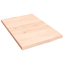 vidaXL kezeletlen tömör tölgyfa fali polc 40x60x2 cm (363515) bútor