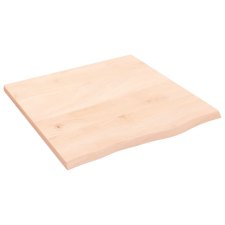 vidaXL kezeletlen tömör tölgyfa fali polc 60x60x2 cm (363533) bútor