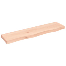vidaXL kezeletlen tömör tölgyfa fali polc 80x20x4 cm (363540) bútor