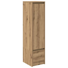 vidaXL kézműves tölgy szerelt fa magasszekrény 29,5x34x119,5 cm (861660) bútor