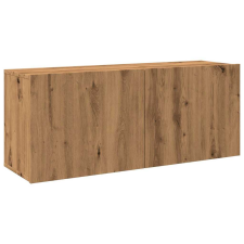 vidaXL kézműves tölgy színű falra szerelhető TV-szekrény 100x30x41 cm (857671) bútor