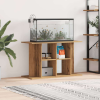 vidaXL kézműves tölgy színű szerelt fa akváriumi állvány 100x40x60 cm