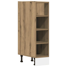 vidaXL kézműves tölgy színű szerelt fa alsószekrény 20x44,5x81,5 cm (854192) bútor