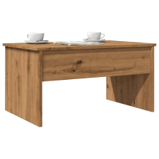 vidaXL kézműves tölgy színű szerelt fa dohányzóasztal 80x50,5x41,5 cm bútor