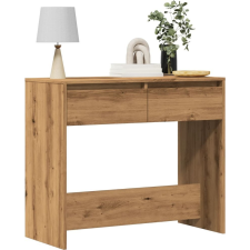 vidaXL kézműves tölgy színű szerelt fa dohányzóasztal 89x41x76,5 cm (856775) bútor