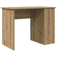 vidaXL kézműves tölgy színű szerelt fa íróasztal 100x55x75 cm (855857) íróasztal