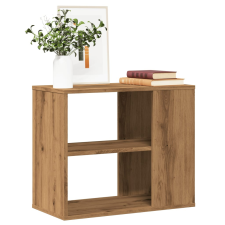 vidaXL kézműves tölgy színű szerelt fa kisszekrény 60 x 30 x 50 cm bútor