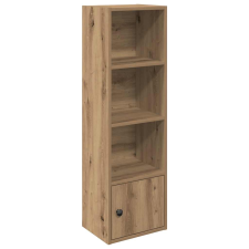 vidaXL kézműves tölgy színű szerelt fa könyvespolc 31x24x102 cm (860345) bútor