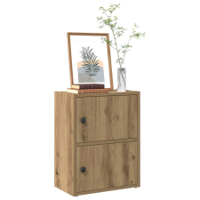 vidaXL kézműves tölgy színű szerelt fa könyvespolc 40x24x52 cm bútor