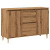 vidaXL kézműves tölgy színű szerelt fa tálalószekrény 102 x 35 x 70 cm (856485)