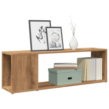 vidaXL kézműves tölgy színű szerelt fa TV-szekrény 100x24x32 cm bútor