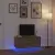 vidaXL kézműves tölgy színű TV-szekrény LED-lámpákkal 100x41x50 cm