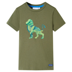vidaXL Khaki gyerekpóló 140