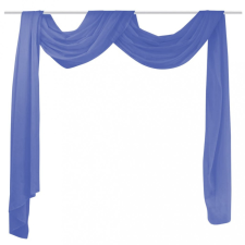 vidaXL királykék voile drapéria 140 x 600 cm lakástextília