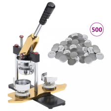 vidaXL kitűzőkészítő gép forgó lyukasztóval 500 db 58 mm-es kitűzővel kreatív és készségfejlesztő