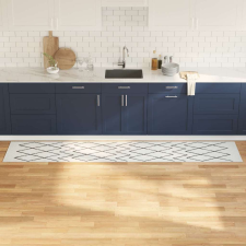 vidaXL Konyhai szőnyeg Geometric Geometrikus 60 x 300 cm Bársony lakástextília